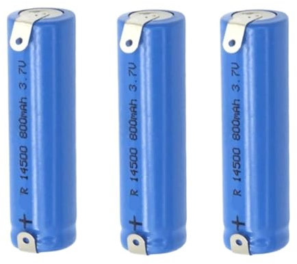 Zrksgbvyct Spazzolino Elettrico con Batteria al Litio da 3,7 V E 800 mAh. Compatibile con Oral-B IO6, IO9, IO8, 8N(3pcs)