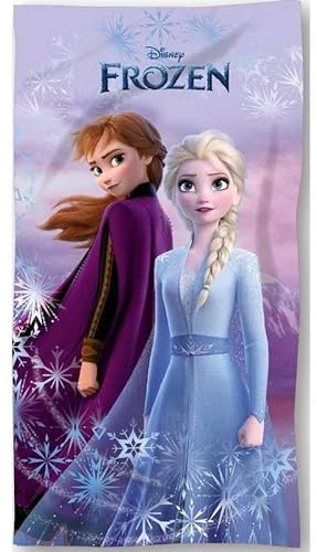 anemone Badetuch Frozen – Die Eiskönigin – Baumwolle – Strandtuch 70 x 140 cm – Disney (B)
