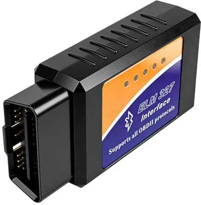 OBD2 Bluetooth Scanner,OBD2 Bluetooth Adapter V1.5 for iOS iPhone Android | Wireless Car Diagnostic Scanner Code Reader for Windows,OBD-II Car Diagnostic Tool Supports All Vehicles with OBDII Protocol
