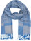 Sakkas 70 X 28 Paisley Self-Design Schal/Wrap/Stole - Grau Blau