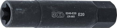BGS 5246-E20 | Douille de clé à douilles, profil E, extra longue | 22 mm | E20