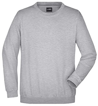 James & Nicholson Sweatshirt Rundhals - Klassischer Sweatpullover für Freizeit und Beruf