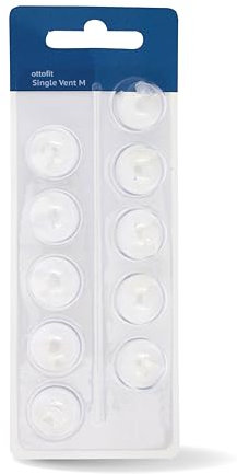 Oticon MiniFit Single Vent Bass Domes: (Medium 8mm) by Hearing Aid Battery Club