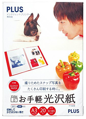 20 St_ck von IT-142GE 46056 A3 Gr__e von plus IJ Papier bereit Glanzpapier (Japan-Import)