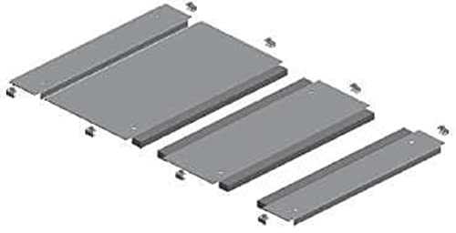 Schneider NSYEC1262 Spacial SF-Kabeleinführungsplatte, 2 Kabeldurchf., Clipbefest., 1200x600mm