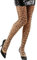W WIDMANN MILANO Party Fashion 4755P - Strumpfhose Leopard, 70 DEN, Karneval, Mottoparty