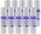 Vyair AquaFilter 10 Micron 10 String Wound PP Yarn Sediment, Particle, Reverse Osmosis, Bio-Diesel, Vegetable Oil Water Filter for Sand, Silt, Dirt, Rust Reduction (also suitable for Aquariums, Bore Holes, Garden Ponds, Koi Carp, Well Water, Pole Window Cleaning) (10)