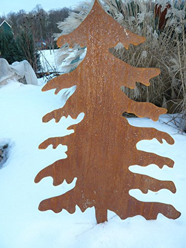 Weihnachtsbaum Edelrost 1,56m aus Corten