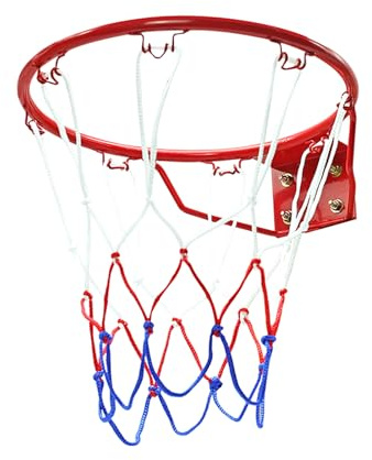 Basketball Rim Goal Wall Mounted Hoop Indoor Outdoor Hanging Basketball Hoop, 32centimeter/12.6inch