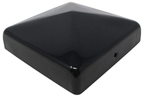 SOTOOLS 7 x Pfostenkappe Pyramide, 100er Pfosten, schwarz