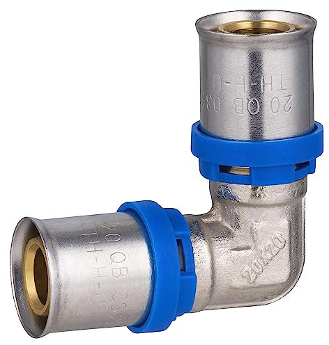 Raccord Multicouche à Sertir Multi profils Coude Egal Ø20 NOYON & THIEBAULT