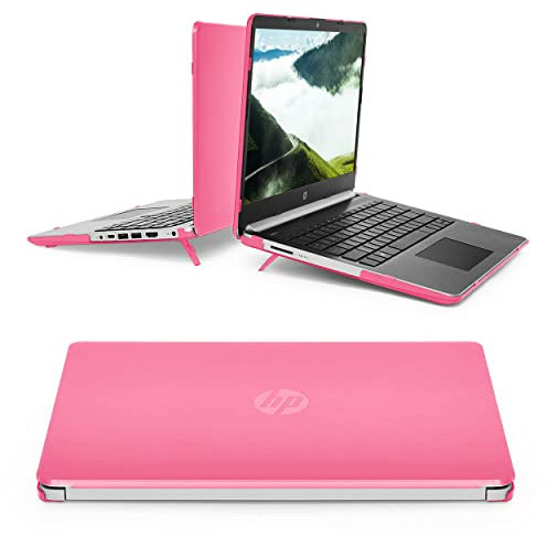 mCover Étui compatible avec les ordinateurs portables HP 14-DQxxxx/14-FQxxxx 2022 14 uniquement (non compatible avec d'autres modèles HP) - Rose