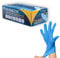Tri-Titans GL131M NVIMEDIC Nitrile Examination Gloves Powder- free Strong & Safe Box of 100 (Medium), Blue