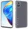 HSP Transparent Case compatible with Xiaomi Mi 10T / 10T Pro | Premium TPU Silicone Case | Scratch-Resistant Shockproof Clear | For inductive charging | Microdot mobile phone case | Soft,