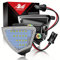 WinPower Umfeldbeleuchtung LED Spiegel Umgebungslicht mit E-Prüfzeichen Weiß Fehlerfrei Kompatibel mit Passat B6/CC Eos Rabbit Golf 5/5 Plus Variant 5/6 GTI MKV R32 Jetta3 Sharan2 7N usw., 2 St.