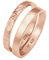 Elli Ring Damen Set Basic Look Gehämmert Kombinierbar in 925 Sterling Silber