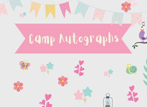 Camp Autographs: Summer Camp Autographs Book - Lilac