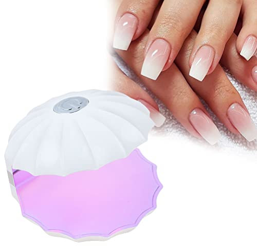 LED Nagellampe Mini Nageltrockner, Nageltrockner Aushärtungslampe Tragbarer Uv Nagellampe USB Nagel Lampe Trockner Nails Lichthärtegerät Gelnägel Einzelner Finger