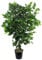 Leaf Artificial Tree/Plant, Mixed Materials, Green Ficus Bush, 90cm