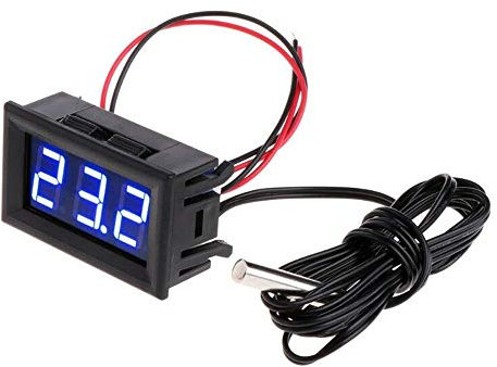 Termometro digitale LCD con sonda esterna per frigorifero, congelatore, frigorifero, acquario