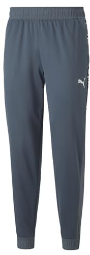 PUMA Train FIT PWRFLEECE Trainingshose Herren blau/schwarz, XL