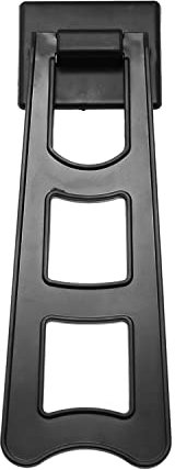 RLECS Staffelei-Rückständer, 6 Stück, 14 cm, schwarzer Kunststoff-Bilderrahmen, Staffelei, Rückenstütze, Bilderrahmen, Staffelei, Rückständer, Rahmenständer