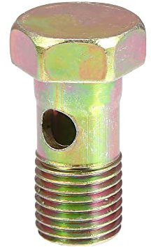X AUTOHAUX 1 Pcs M14x1.5 Banjo Bolt Brake Line Fitting Adapter Iron Bronze Tone