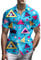 80er Jahre Hemden für Herren Lustiges Vintage 90er Jahre Outfit für Männer Hawaiihemden Button-Up 90er Jahre Party Strand Hemd Herren 80er Jahre Kleidung, Mode 80er 90er-3, XX-Large