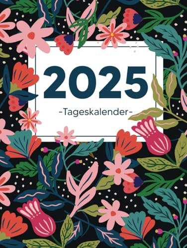 Tageskalender: Großer Tagesplaner - 01 Tag = 01 Seite - mit Platz zum Planen Ihrer Tage, zum Nachverfolgen Ihrer Aufgaben und zum Notieren von Notizen