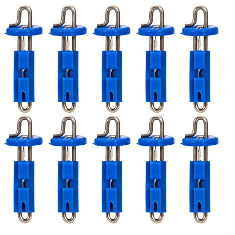 DAZZLEEX 10Pcs Bait Release Clip,Fishing Bait Hook Quick Release Clips Breakaway For Sea Fishing Rig