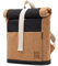 Bagsolate Rucksack Isoliert - Nachhaltig - Stylisch (Midnight Black)