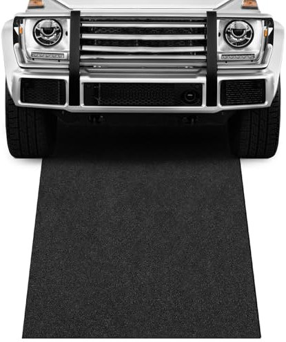 Tapis Anti-Déversement D'huile, Tapis De Sol pour Garage, Tapis De Réparation De Voiture, 91,5 X 183 Cm Tapis De Déversement D'huile De Voiture pour Protéger La Surface du Sol du Garage(Noir)