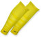 Tapedesign - TUBES PRO 1 Paar Fußball Stutzen (ohne Socken) Gelb für Damen, Herren & Kinder - Fussball Sleeves für Schienbeinschoner - Fussball-Stutzen Knie lang - Fußball-Strümpfe (One-Size)