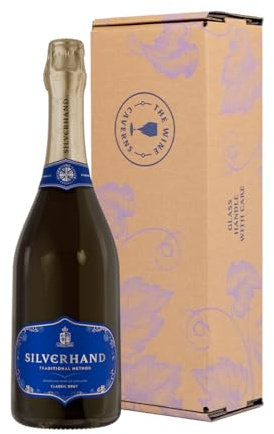 Silverhand Estate Classic Brut - Premium Sparkling Wine - Chardonnay, Pinot Noir & Meunier Blend - Traditional Method - Crisp, Balanced & Elegant - English Sparkling Wine - 75cl Bottle