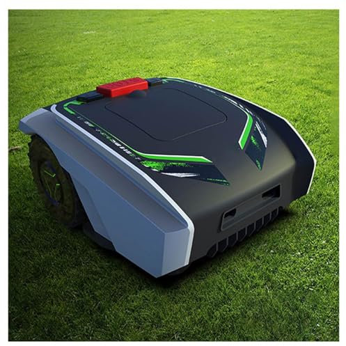 YLANMEI Robot Lawn Mower for Large Gardens up to 1500m2 / Automatic Robotic Lawn Mower for Manicured Lawn with Application Control Connectivity,A