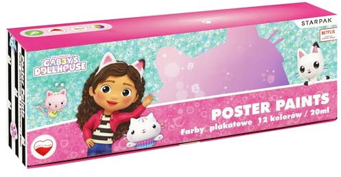 Plakatfarben, 12 Farben 20ml