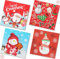 80 Stück Weihnachten Servietten,4 Designs Papierservietten Perfekt für den Weihnachtstisch Tischdeko,Einweg Cocktailservietten für Urlaub, Weihnachtsfeiern, Abendessen,Schneemänner 33x33cm