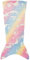 Gatphy Meerjungfrauen Decke Luminöse Meerjungfrau Decke Flanell Mädchen Meerjungfrau Spielzeug Farbenfrohe Kuscheldecke Softsofa Decke Meerjungfrau Schlafsack (Blau)