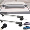 WhAeoy Barres transversales de Toit universelles - Fixation magnétique, diamètre de la Ventouse : 10 cm, Barre transversale réglable en Aluminium pour Bagages, Installation Non Destructive,A