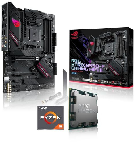 Aufrüst-Kit Bundle Ryzen 5 5600X 6X 3.7 GHz Prozessor, 32 GB DDR4, ASUS ROG Strix B550-F Gaming WiFi II Mainboard (zusammengebaut inkl. Bios Update + Funktionskontrolle)