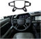 UGIUTLVY Auto Lenkrad Trim Aufkleber Für Land Rover Defender 90 110 130 2020-2023, Styling Abdeckaufkleber Dekoration Zubehör Zierleisten Innen Panel Abdeckung Interieur Dekor,C