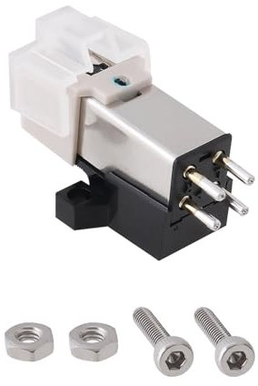 The Lord of the Tools 1 pennino magnetico per giradischi, compatibile con Audio Technica AT3600, AT3601, AT-3600L, 4,2 mV, 20 Hz-20 kHz, con dado a vite per giradischi, cartuccia ad ago