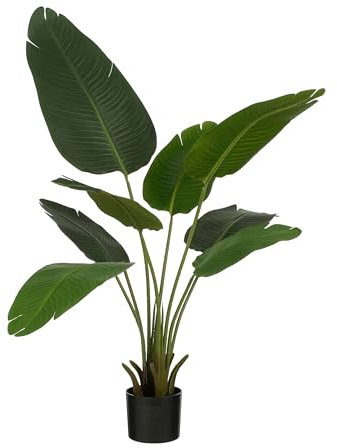 MICA Decorations Plante Artificielle Bananier - H120 x Ø30 - Vert