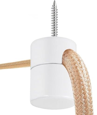 Ganci Swag Per Soffitto - Gancio Per Lampadario, Ganci Per Plafoniera | Appendiabiti Per Lampada A Sospensione, Organizzatori Di Cavi, Hardware Per Lampadari, Gancio Da Soffitto Per Cartongesso E Muro