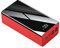 Powerbank 30000mAh, Power Bank USB C Quick Charge, Batería Externa de 6 Puertos con Pantalla Digital Luz LED Cargador Extremadamente Portátil, Rojo, 30000mAh