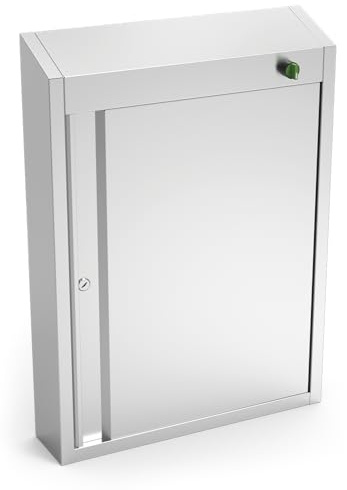 Lioninox Ozone Sterilisationsschrank für Messer und Utensilien, für 20 Messer, 523 x 120 x 723 mm