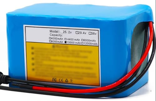 24V 10AH Batteria Per Bicicletta Elettrica Capacità Ad Alta Batterie Con Caricabatterie 29.4V 7S4P E-Bike Batteria Con Caricabatteria Per 50W-350W Motore 24V 10Ah,XT60