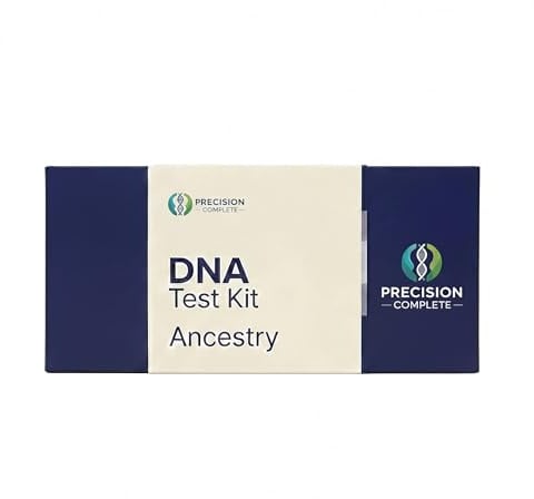 Precision Complete Genetische Abstammung DNA-Test | Ethnizitätstest, Ethnizitätsschätzung, Ahnen-DNA-Test | Speicheltest für den Heimgebrauch