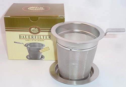 Cha Cult Dauerfilter, Größe L, 7 cm, Edelstahl