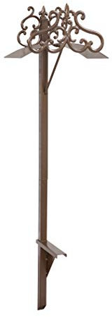 Liberty Garden 649-KD Hyde Park Dekorativer Metall-Gartenschlauchständer, hält 3,6 m langen Schlauch, 104 cm Höhe, Bronze